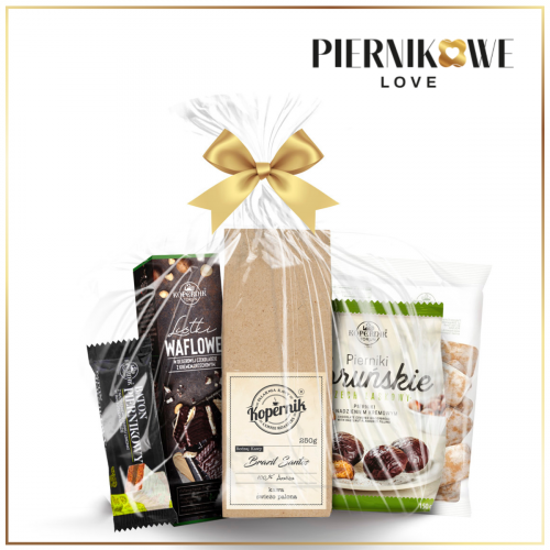 ZESTAW NA KAŻDĄ OKAZJĘ Z PIERNIKAMI KOPERNIK I KAWĄ