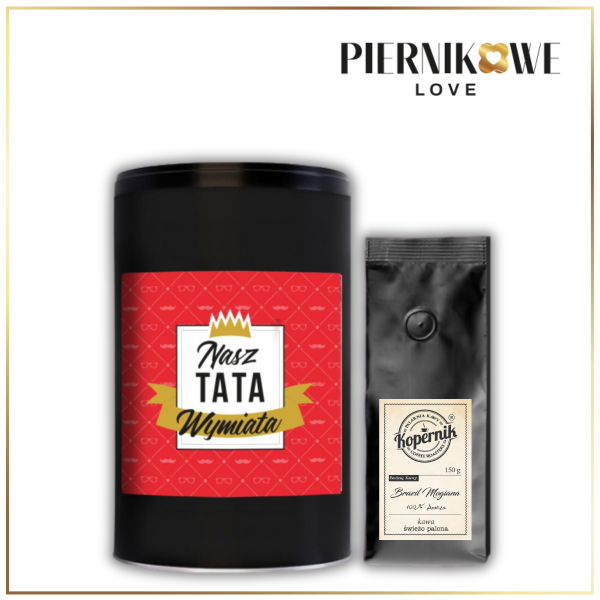 NASZ TATA WYMIATA PUSZKA CZARNA 150G - PREZENT Z OKAZJI DNIA OJCA